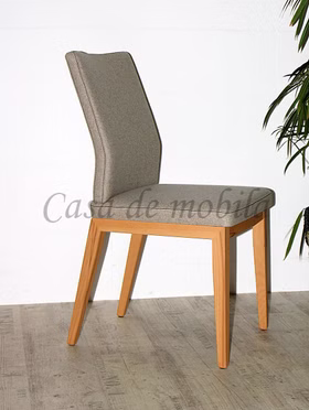 Polsterstuhl 45x94x58cm LAURA buche massiv natur geölt Wollfilz grau Casademobila Goslar Polsterstuhl 45x94x58cm LAURA buche massiv natur geölt Wollfilz grau Casademobila Goslar