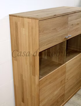 Highboard 109x131x40cm ALEX Massivholz