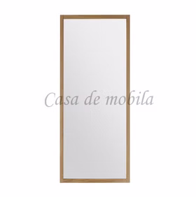 Garderobenspiegel mit holzrahmen eiche massiv geoelt 120x50 wandspiegel casademobila goslar