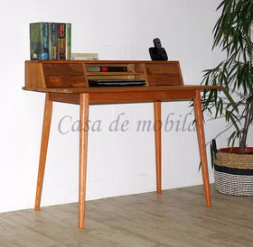 Schreibtisch mit Aufsatz 110x90x58cm MELBOURNE Asteiche geölt massivholz Bürotisch mit aufsatz MELBOURNE wildeiche massiv natur geölt casademobila goslar