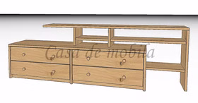 Massivholz TV-schrank mit Regal CONTRA 220x71x46/33cm wildeiche massiv Bianco geölt Casa de mobila Goslar Massivholz TV-schrank mit Regal CONTRA 220x71x46/33cm wildeiche massiv Bianco geölt Casa de mobila Goslar