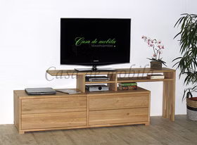 Massivholz TV-Lowboard mit regalaufsatz CONTRA 220x72x46/33cm eiche massiv weiss Bianco geölt Casa de mobila Goslar Massivholz TV-Lowboard mit regalaufsatz CONTRA 220x72x46/33cm eiche massiv weiss Bianco geölt Casa de mobila Goslar