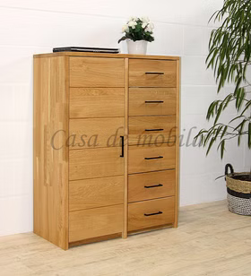 Massivholz Wäscheschrank CONTRA Wildeiche massiv natur oder Bianco geölt casademobila Goslar Massivholz Wäscheschrank CONTRA Wildeiche massiv natur oder Bianco geölt casademobila Goslar