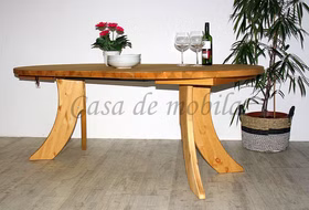 Massivholz Ausziehtisch rund SILKE Kiefer massiv gelaugt geölt casademobila Goslar Massivholz Ausziehtisch rund SILKE Kiefer massiv gelaugt geölt casademobila Goslar