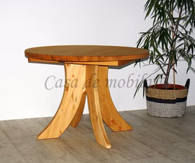 Massivholz küchentisch rund ausziehbar 120 cm SILKE Kiefer massiv gelaugt geölt casademobila Goslar Massivholz küchentisch rund ausziehbar 120 cm SILKE Kiefer massiv gelaugt geölt casademobila Goslar