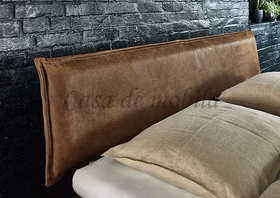 Casa de mobila Goslar MODERN SLEEP Kopfteil 7 Leder braun Casa de mobila Goslar MODERN SLEEP Kopfteil 7 Leder braun
