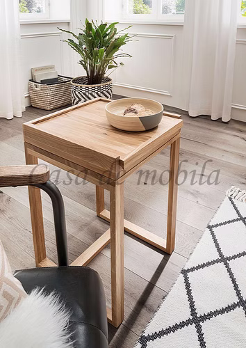 Massivholz Flurtisch Sofatisch HARZ Wildeiche massiv natur geölt casademobila Goslar Massivholz Flurtisch Sofatisch HARZ Wildeiche massiv natur geölt casademobila Goslar