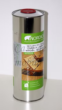 Pflegeöl für Gartenmöbel NORDICARE Kiefer Buche Eiche Teak Öl, 1000ml Casa de mobila Goslar