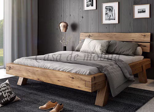Balkenbett 140x200 cm Doppelbett Holz Bett HEINRICH unikat Eiche Wildeiche massiv rustikal casademobila Balkenbett 140x200 cm Doppelbett Holz Bett HEINRICH unikat Eiche Wildeiche massiv rustikal casademobila