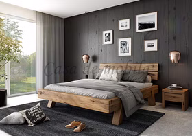 Balkenbett Doppelbett Holzbett 180x200 HEINRICH unikat Eiche Wildeiche massiv rustikal casademobila Balkenbett Doppelbett Holzbett 180x200 HEINRICH unikat Eiche Wildeiche massiv rustikal casademobila
