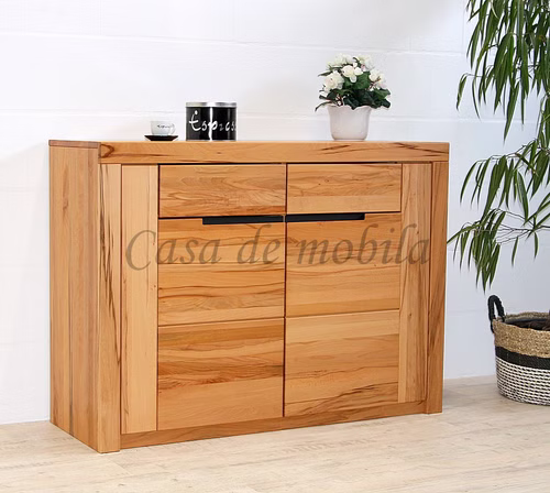 Sideboard HORIZONT 2türig 128x94x45cm Massivholz Kernbuche massiv natur geölt von Casademobila Goslar Sideboard HORIZONT 2-türig 128x94x45cm Massivholz Kernbuche massiv natur geölt von Casademobila Goslar