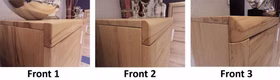 Schuhschrank 102x94x40cm HORIZONT Kernbuche massiv geölt Holzgriffe Schuhschrank 102x94x40cm HORIZONT Kernbuche massiv geölt Holzgriffe