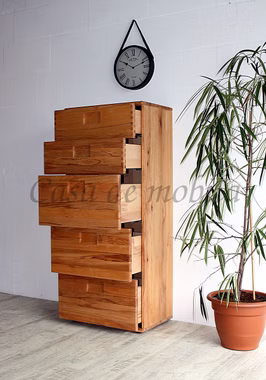 Massivholz Hochkommode mit schubladen 60x141x40cm CASA MIO Kernbuche massiv natur geölt Casa de mobila Goslar Massivholz Hochkommode mit schubladen 60x141x40cm CASA MIO Kernbuche massiv natur geölt Casa de mobila Goslar