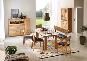 Massivholz Esszimmer-schrank mit 3 schubladen TREVA Asteiche massiv natur geölt Wimmer Casa de Mobila Massivholz Esszimmer-schrank mit 3 schubladen TREVA Asteiche massiv natur geölt Wimmer Casa de Mobila
