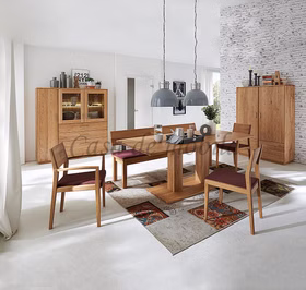Esszimmer Schrank TREVA Kernbuche massiv natur geölt Casa de Mobila Goslar Esszimmer Schrank TREVA Kernbuche massiv natur geölt Casa de Mobila Goslar