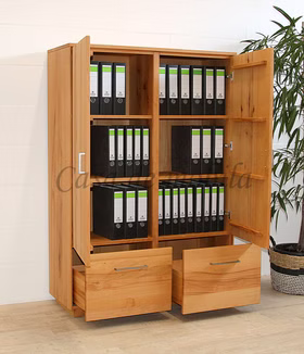 Aktenschrank mit schubladen TREVA 115x163x42cm Kernbuche massiv natur geölt Wimmer Casa de Mobila Aktenschrank mit schubladen TREVA 115x163x42cm Kernbuche massiv natur geölt Wimmer Casa de Mobila