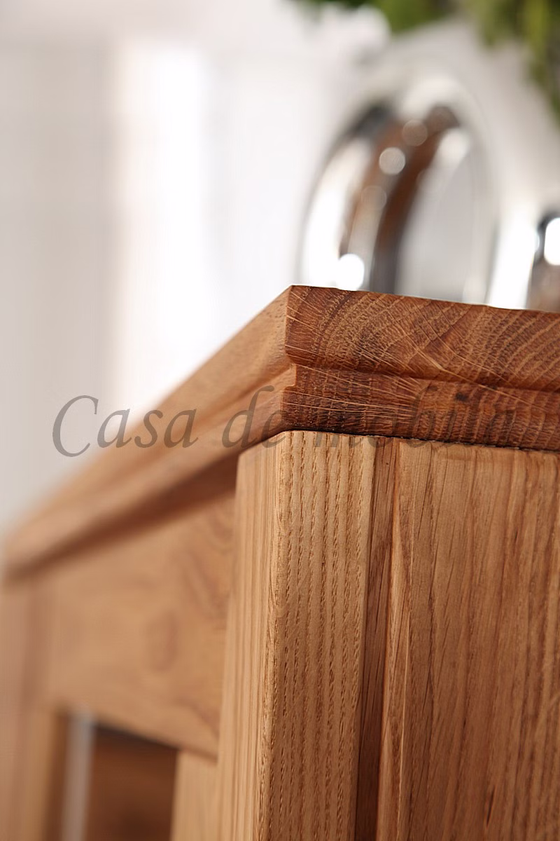 Fernsehkommode Arumo detail Wildeiche massiv natur geölt Casa de mobila Goslar Wimmer Design
