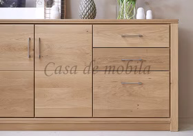 Kommode 2-türig mit 3 schubladen rechts Arumo 162x87x41cm Asteiche massiv weiß bianco geölt Massivholz Kommode mit schubladen Arumo 162x87x41cm Asteiche massiv weiß bianco geölt Casademobila Goslar Wimmer Massivholzmöbel