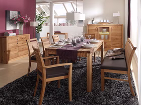 Esszimmer-schrank Arumo mit Glastür 162x123x41cm Rustikale Asteiche massiv natur geölt Casa de mobila Goslar Esszimmer-schrank Arumo mit Glastür 162x123x41cm Rustikale Asteiche massiv natur geölt Casa de mobila Goslar