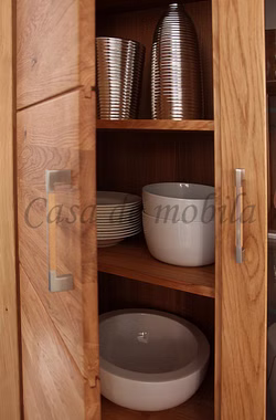 Massivholz Highboard Arumo holzgriff Asteiche massiv geölt Casa de mobila Goslar Massivholz Highboard Arumo holzgriff Asteiche massiv geölt Casa de mobila Goslar
