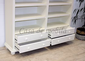 Standregal 180x203x45cm KOPENHAGEN Fichte massiv altweiß lackiert von Casademobila Goslar Standregal 180x203x45cm KOPENHAGEN Fichte massiv altweiß lackiert von Casademobila Goslar