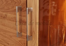 Schrank 2-türig,1 Schublade 117x195x41cm ARUMO Asteiche geölt Griff Arumo Wildeiche massiv natur geölt