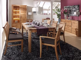 Esszimmer-schrank 2-türig Arumo 117x195x41cm Wildeiche massiv natur geölt Casa de mobila Goslar Wimmer Design Esszimmer-schrank 2-türig Arumo 117x195x41cm Wildeiche massiv natur geölt Casa de mobila Goslar Wimmer Design