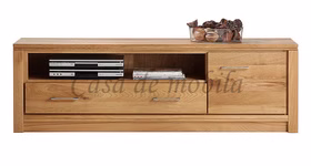 Anbauwand TV-schrank Arumo Wildeiche massiv natur geölt Casa de mobila Goslar Anbauwand TV-schrank Arumo Wildeiche massiv natur geölt Casa de mobila Goslar