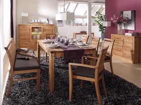Esszimmer Kommode Arumo Asteiche massiv natur geölt Casa de mobila Goslar Esszimmer Kommode Arumo Asteiche massiv natur geölt Casa de mobila Goslar