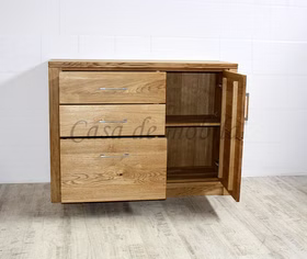 Vollholz Schubladenkommode Arumo 117x87x41cm rustikaler Asteiche massiv natur geölt Wimmer Casa de Mobila Goslar Vollholz Schubladenkommode Arumo 117x87x41cm rustikaler Asteiche massiv natur geölt Wimmer Casa de Mobila Goslar