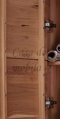 Highboard 103x148x40cm CENTRO Wildeiche mit Hirnholz massiv natur geölt von Casademobila Goslar