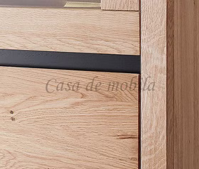 Highboard 103x148x40cm CENTRO Wildeiche mit Hirnholz massiv natur geölt von Casademobila Goslar