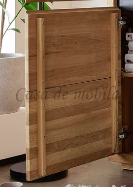 innen Highboard 166x148x40 cm Wildeiche natur geölt Casa de mobila Goslar innen Highboard 166x148x40 cm Wildeiche natur geölt Casa de mobila Goslar