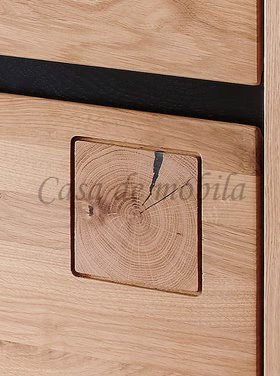 Sideboard Kommode mit Stirnholz CENTRO Wildeiche natur geölt Casa de mobila Goslar Sideboard Kommode mit Stirnholz CENTRO Wildeiche natur geölt Casa de mobila Goslar
