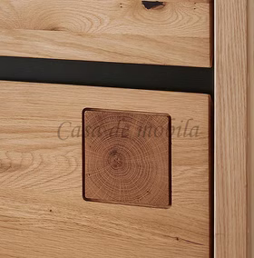 Stirnholz Sideboard CENTRO 175x85x45cm Wildeiche massiv natur geölt Casa de mobila Goslar Stirnholz Sideboard CENTRO 175x85x45cm Wildeiche massiv natur geölt Casa de mobila Goslar