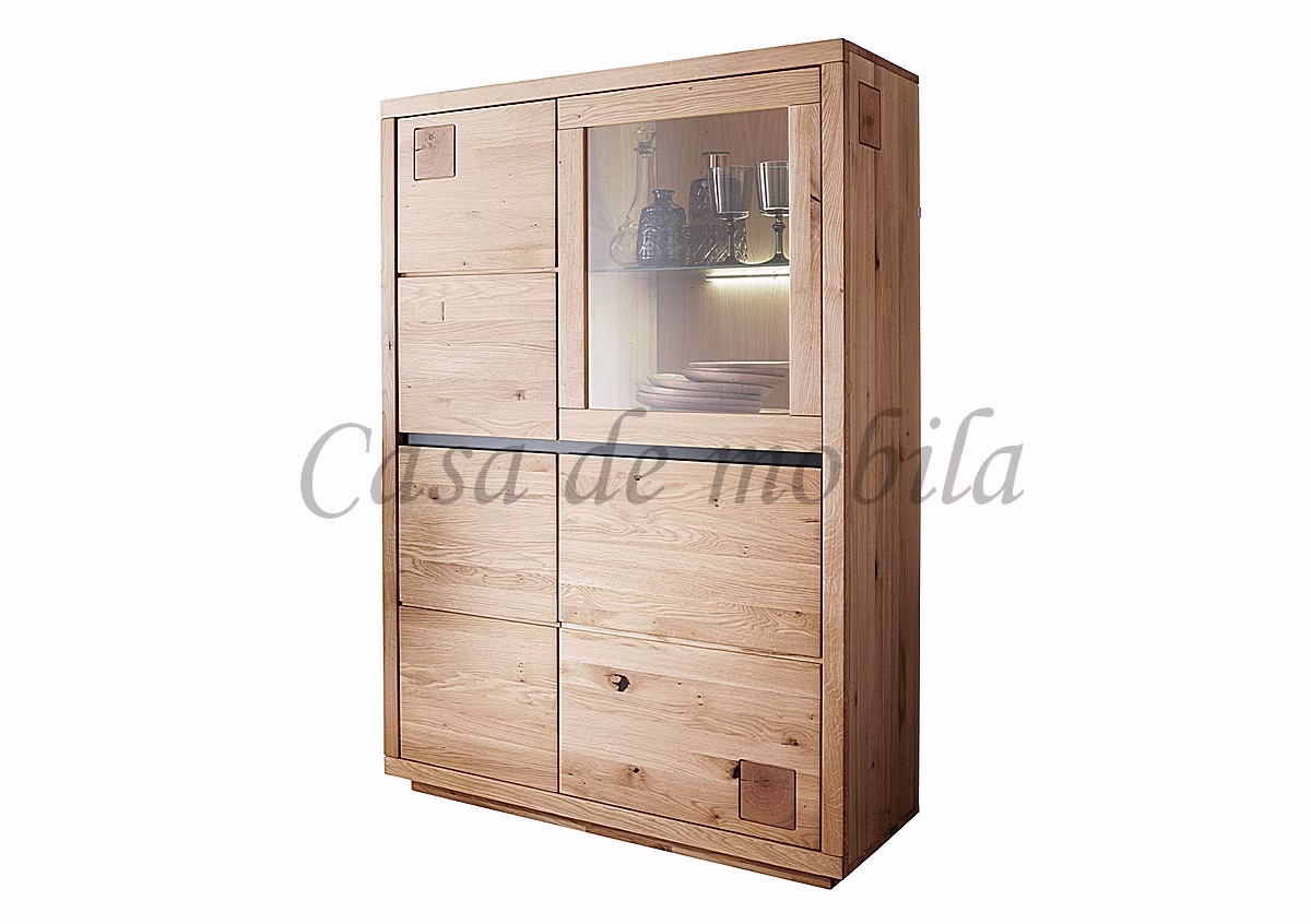 Wohnzimmer Highboard mit Hirnholz Wildeiche natur geölt Casa de mobila Goslar Wohnzimmer Highboard mit Hirnholz Wildeiche natur geölt Casa de mobila Goslar