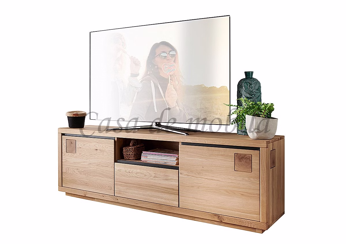 CENTRO – TV-Lowboard mit Fernseher Holz-TV-Lowboard mit Fernseher