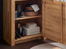 Highboard Eike innen massivholz Wildeiche geölt casademobila Goslar Highboard Eike innen massivholz Wildeiche geölt casademobila Goslar