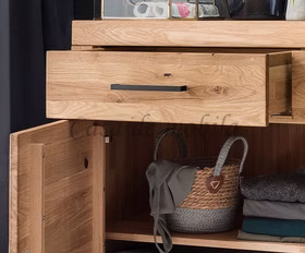 Sideboard Kommode 118x92x45 cm Wildeiche geölt Sideboard Kommode 118x92x45 cm Wildeiche geölt