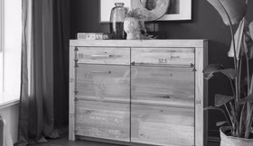 Echtholz Sideboard Kommode Eike 118x92x45 cm Wildeiche natur geölt Casademobila Goslar Echtholz Sideboard Kommode Eike 118x92x45 cm Wildeiche natur geölt Casademobila Goslar