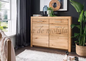 schmale Kommode Eike massivholz 118x92x45 cm Wildeiche massiv natur geölt Casademobila Goslar schmale Kommode Eike massivholz 118x92x45 cm Wildeiche massiv natur geölt Casademobila Goslar
