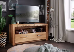 Eike TV-Lowboard massivholz 118x56x40 cm Wildeiche massiv geölt casademobila Goslar Eike TV-Lowboard massivholz 118x56x40 cm Wildeiche massiv geölt casademobila Goslar