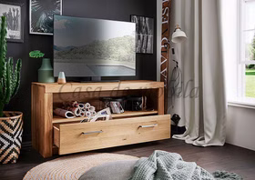 Massivholz Fernsehtisch klein Eike Wildeiche massiv geölt casademobila Goslar Massivholz Fernsehtisch klein Eike Wildeiche massiv geölt casademobila Goslar