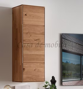 Massivholz Hängeschrank schmal MADERA 40x123x41cm Wildeiche massiv natur geölt Casademobila Goslar Massivholz Hängeschrank schmal MADERA 40x123x41cm Wildeiche massiv natur geölt Casademobila Goslar