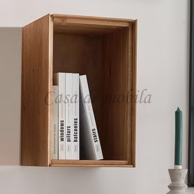 Hängeschrank klein MADERA 26x42x30cm Wildeiche massiv natur geölt Casademobila Goslar