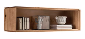 Hängeschrank 85x26x30 cm Wildeiche geölt