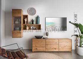 Massivholz Fernsehkommode 172x54x41cm MADERA Wildeiche massiv natur geölt Casa de mobila Goslar Massivholz Fernsehkommode 172x54x41cm MADERA Wildeiche massiv natur geölt Casa de mobila Goslar