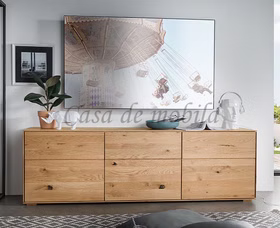 Massivholz TV-Lowboard 172x54x41cm MADERA Wildeiche massiv natur geölt Casa de mobila Goslar Massivholz TV-Lowboard 172x54x41cm MADERA Wildeiche massiv natur geölt Casa de mobila Goslar
