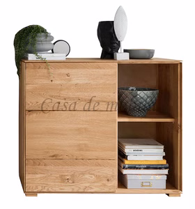 Massivholz Anrichte mit offenem fach MADERA 97x82x41cm Wildeiche massiv natur geölt, 1035460811- Casa de mobila in Goslar Massivholz Anrichte mit offenem fach MADERA 97x82x41cm Wildeiche massiv natur geölt, 1035460811- Casa de mobila in Goslar