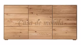 Anrichte 3-türig MADERA 172x84x41cm eiche massiv natur geölt Anrichte 3-türig MADERA 172x84x41cm Wildeiche massiv natur geölt Casa de mobila Goslar